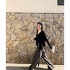 Gentlewomen Striped High-Waisted Autumn Straight-Leg Casual Pants