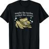 Vielleicht brauchten die Schildkröten die Strohhalme T-Shirt