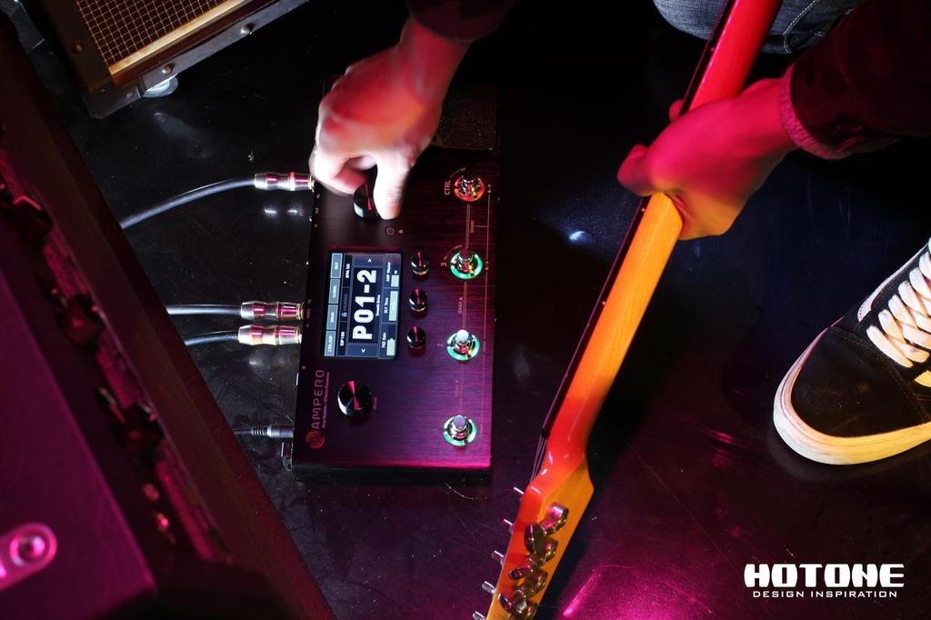 HOTONE Multi Amp Modeler Effects Processor “AMPERO” & []