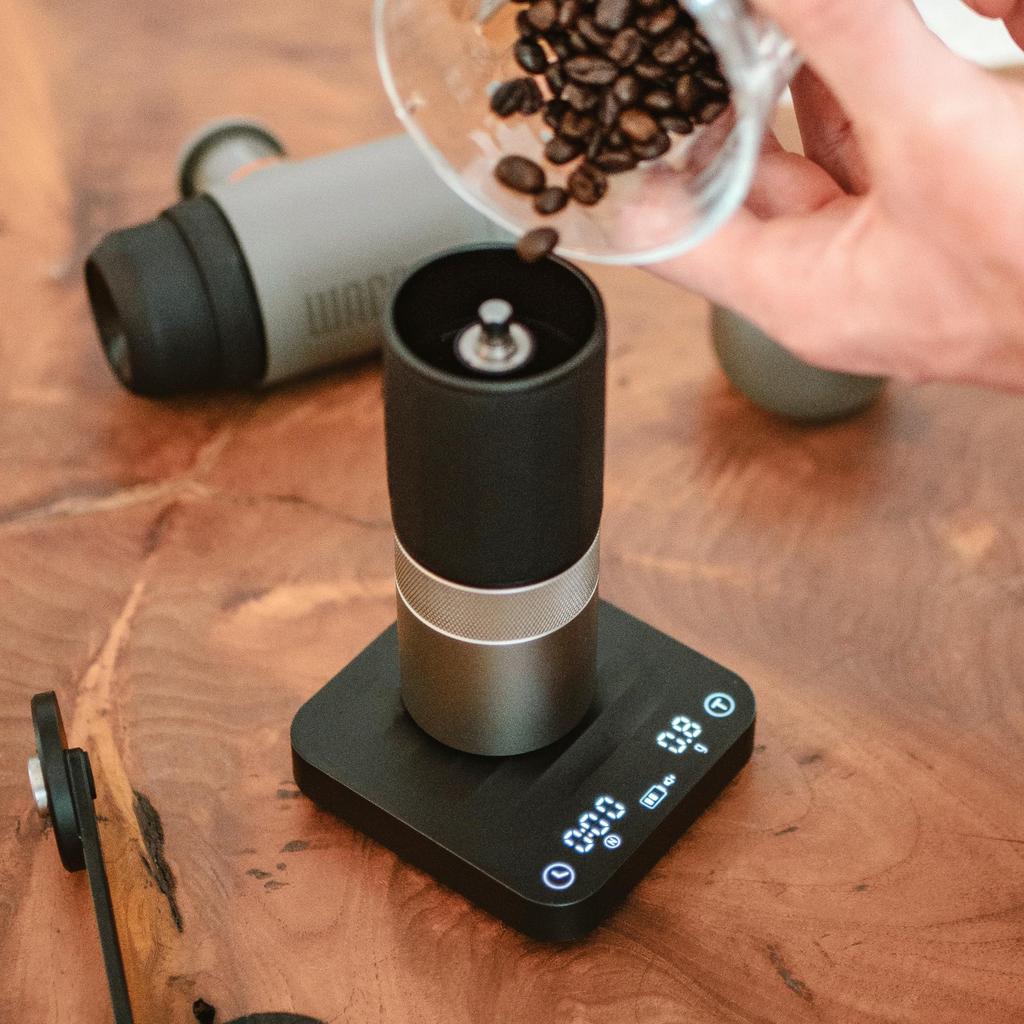 WACACO Exagram Pro Coffee Scale with Timer Smart Espresso Scale Automatic Timing Rechargeable Mini Digital Coffee Weight Scales Gram Ounce Milliliter