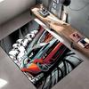 Drifting Muscle Car Art Suitable As a Non-slip Mat for the Living Room or Bedroom Sofa