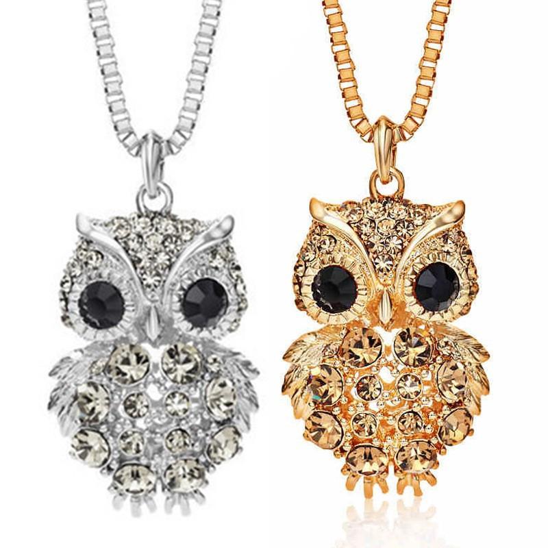 Fashionable Ruili Owl Long Pendant Accessories Foreign Trade Jewelry Pendant Necklace