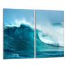 Glas-Kochfeld-Schutzplatte 2x30x52 Welle