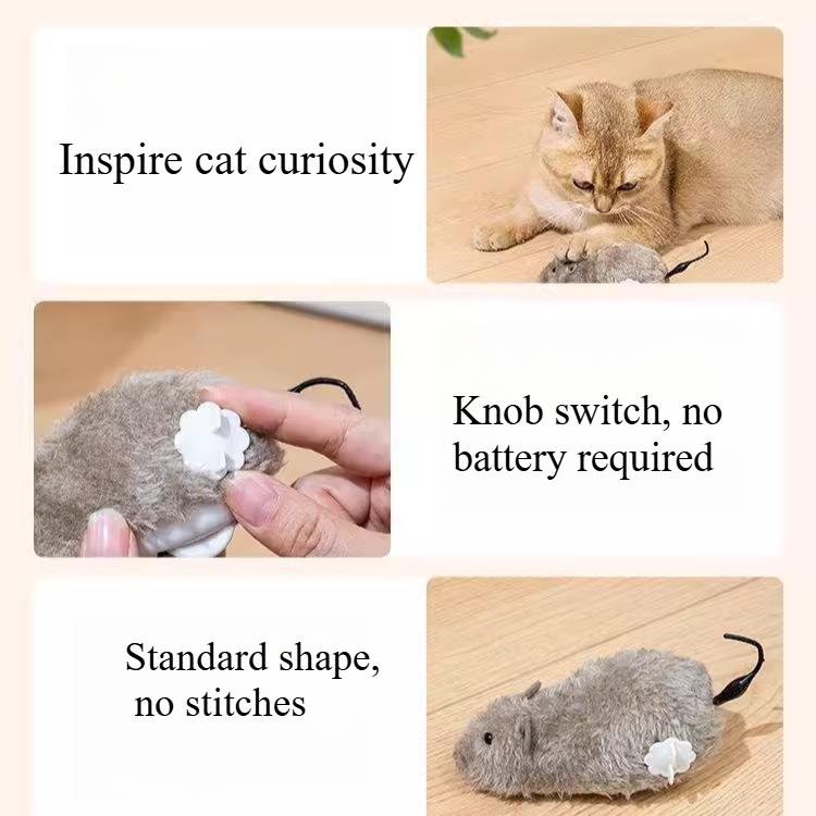 Kitten Bored Toys Electric Little Mouse Cat Teaser Cat Stick Cat Teaser Cat Products