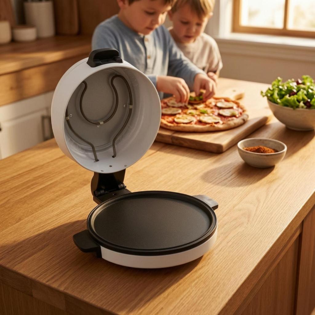 Electric Pizza Making Machine Nonstick Countertop Oven