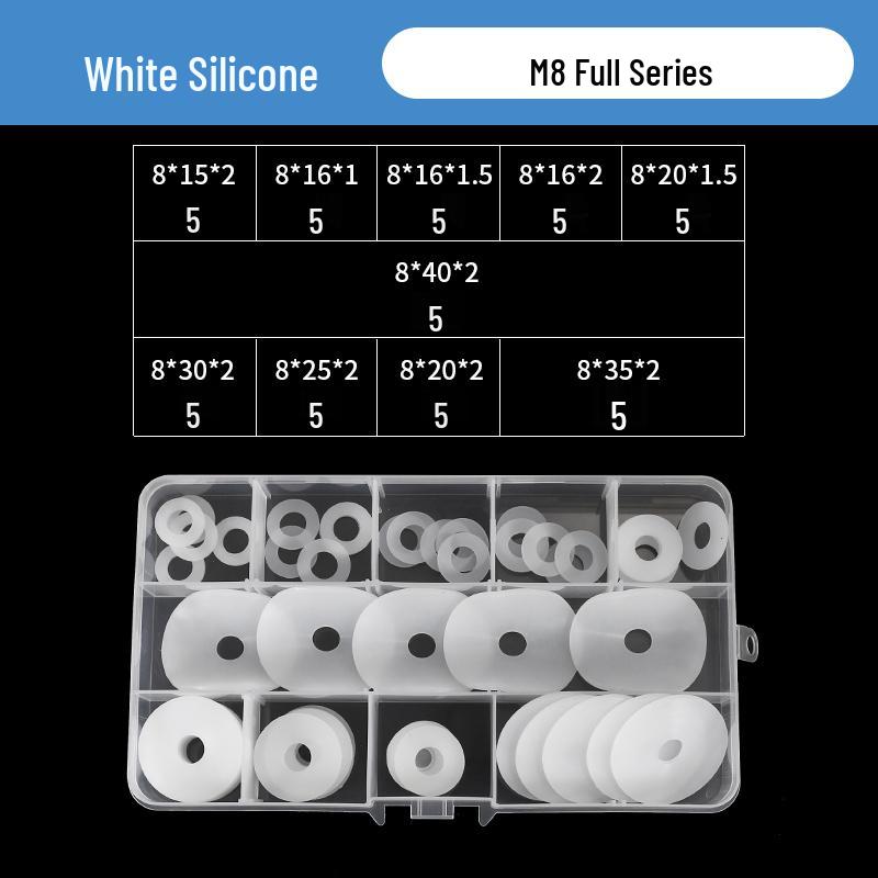 Silicone Waterproof Gasket Washer: High-Temp Resistant, Shock-Absorbing, M2-M20