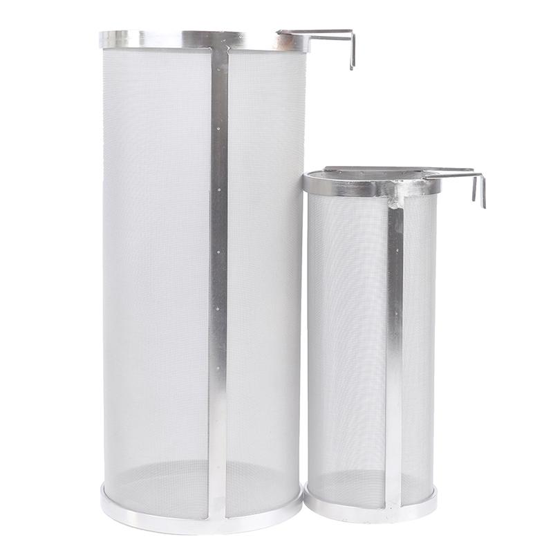 300 Micron Stainless Steel Brew Beer Hop Mesh Filter Strainer With Hook