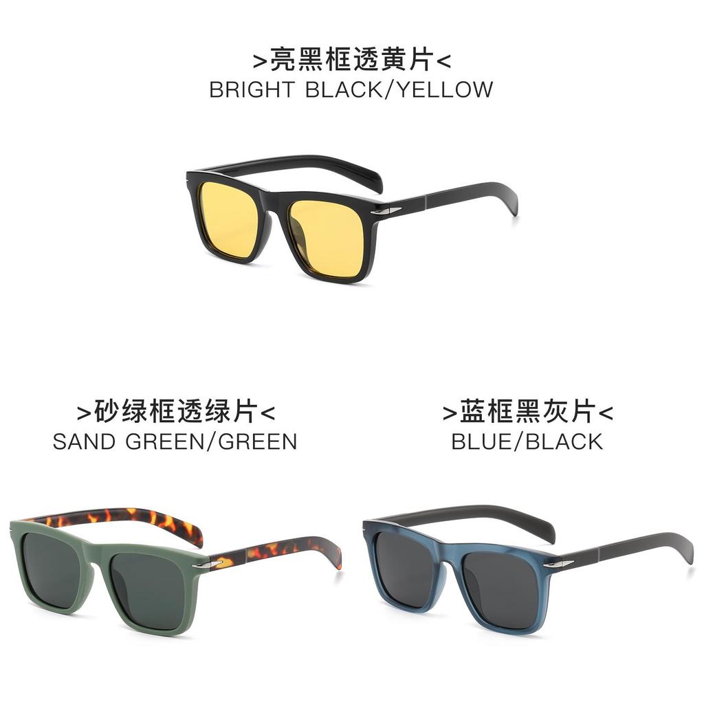 Mens Square Polarized Sunglasses With Tac Lenses For Outdoor Activities And Fashion Style