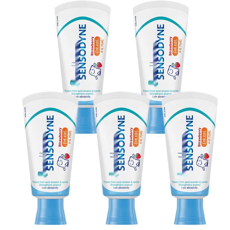 Sensodyne Enamel Health Children s Toothpaste, Strawberry (5-Pack)