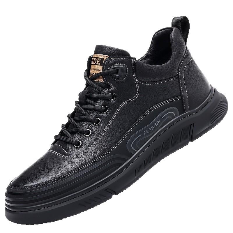 Men's shoes 2025 autumn new trend board shoes men's leather shoes outdoor tooling sports shoes