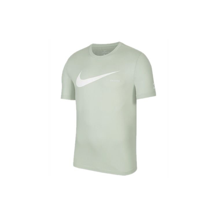 

Мужская футболка с коротким рукавом Nike Sportswear Swoosh светло-зеленая DJ2790-330
