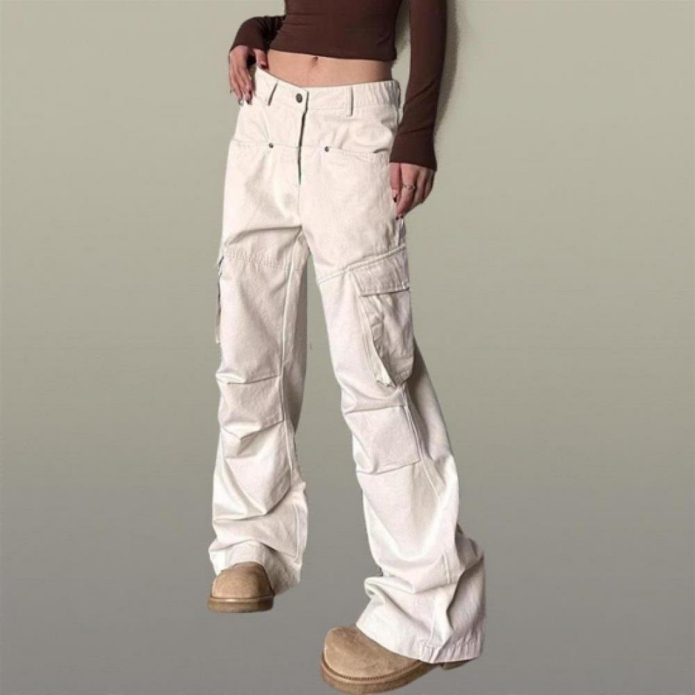 New ArrivalS Open Run Women S Stretch Cargo pantS Side Pocket deSign caSual Trog