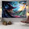 Witchcraft In The Moonlight Tapestry Room Decoration Wall Hanging for Living Room Bedroom, dormitory, Birthday and Christmas gifts