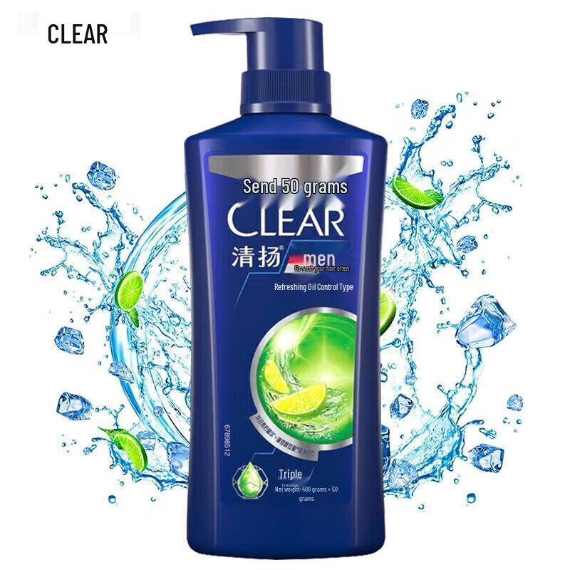 

Clear Men s Anti-Dandruff Refreshing Oil Control Shampoo