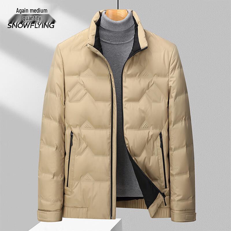 Xue Zhong Fei Stylish Men's Short Stand Collar Down Jacket