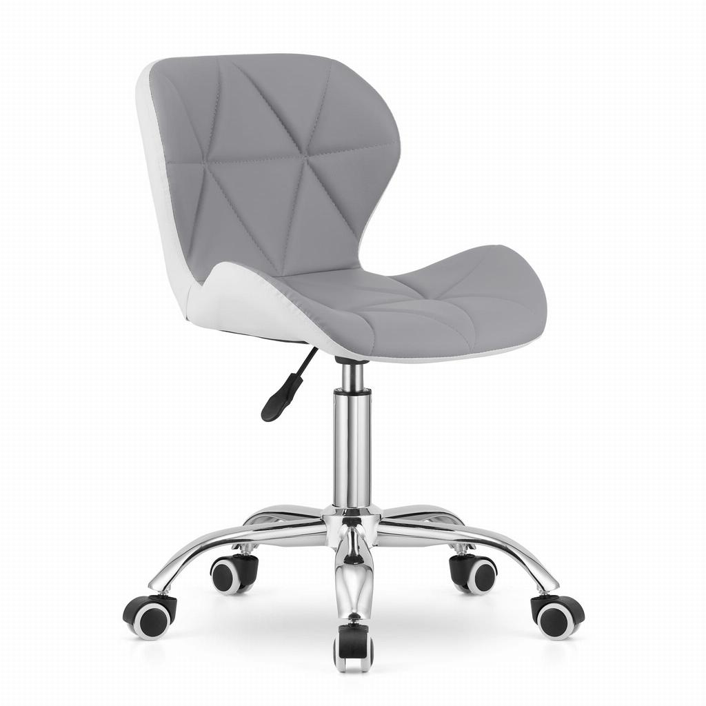 AVOLA Swivel Chair - Gray and White