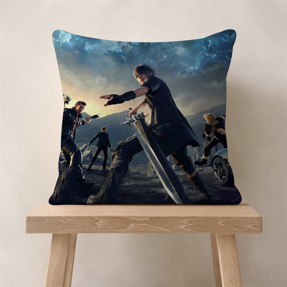 Game F-Final F-Fantasy Cushion Cover Inches Farmhouse Decor Home Throw Pillow Covers For Couch Decorations