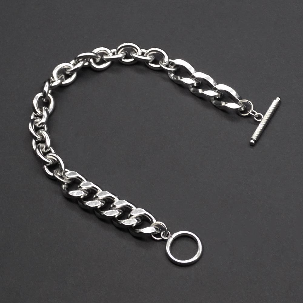 IMI Korean Style Chunky Chain Bracelet - Hip Hop Titanium Steel Jewelry YL623