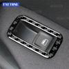 Window Lift Button Panel Real Soft Carbon Fiber Sticker For Volkswagen VW Polo MK5 6C 2015 2016 2017 LHD RHD Car Decor Trim
