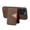 ESEBLE E2 For iPhone 14 Pro Magnetic Case RFID Blocking Retro Leather Back Cover with Detachable Card Holder