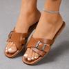 Buty Kobiety Sandały Lato Impreza Buty do Chodzenia Miękkie Sandały Kobieta Eleganckie Buty dla Kobiet Wsuwane Damskie Kapcie Obuwie Damskie