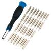 Screwdriver Set - DRAPER - 31 Bit Kit - Chrome Vanadium Steel - Ergonomic Handle - Hexagonal