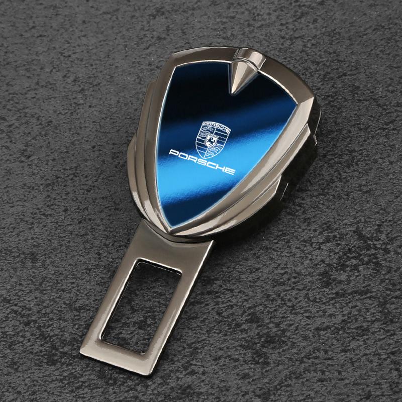 

Car Safety Buckle Clip Seat Belt Extender Shield Style For Porsche Boxster Cayman Cayenne 911 Macan Panamera courtesy lamp 997