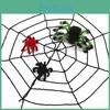 Lebendige Bunte Spinnen Halloween Dekoration Für Fesselnde Indoor- und Outdoor-Spukhaus-Atmosphäre