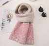 Double-sided thickened snowflake couple jacquard retro knitted scarf women's winter warm scarf men's quality