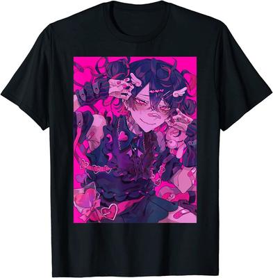 Anime Girl Kawaii Waifu Aesthetiic Japanese Design Tee Unisex tričko
