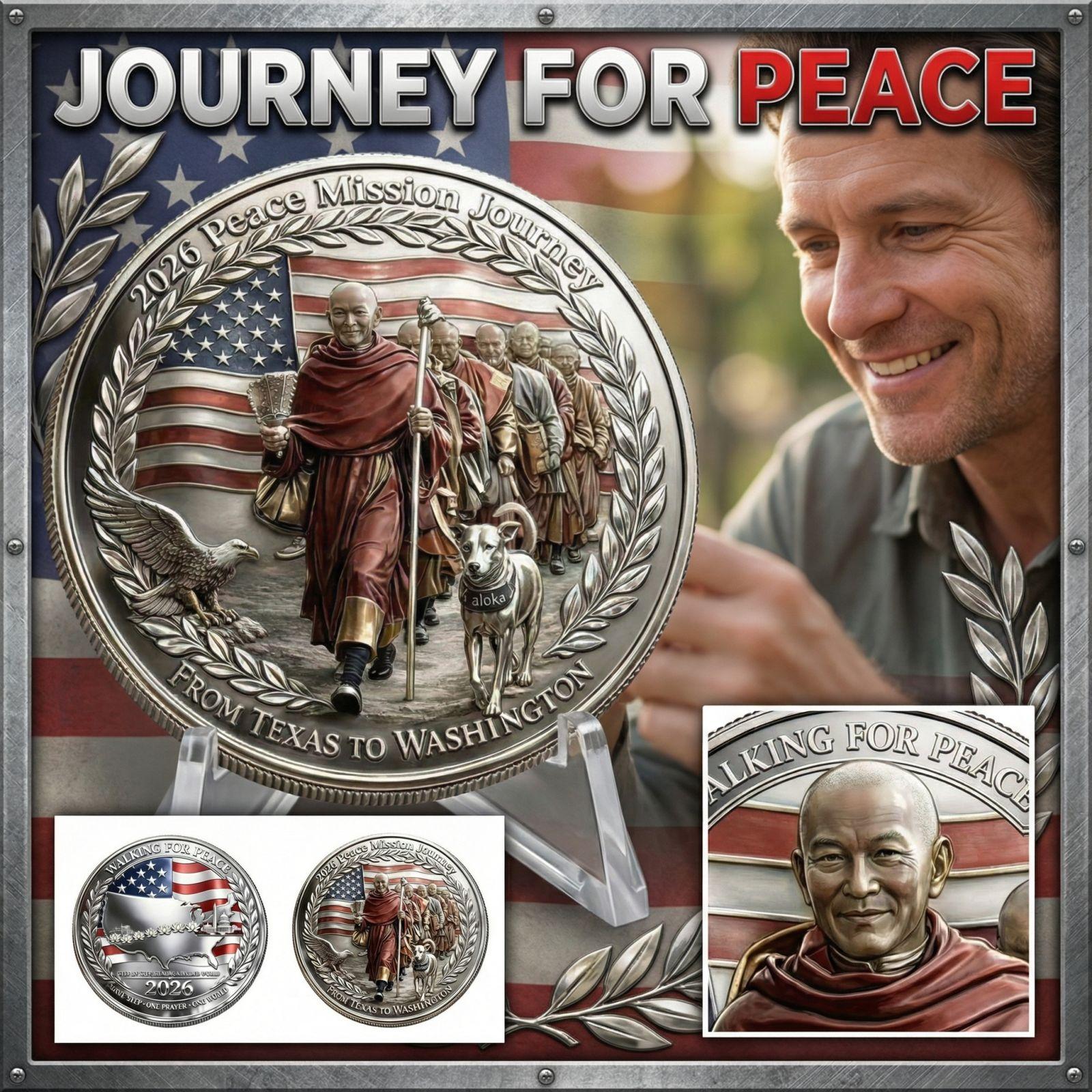 

CreativeCoin With Front And Back Printing Metal Flat Commemorative Coin One Size