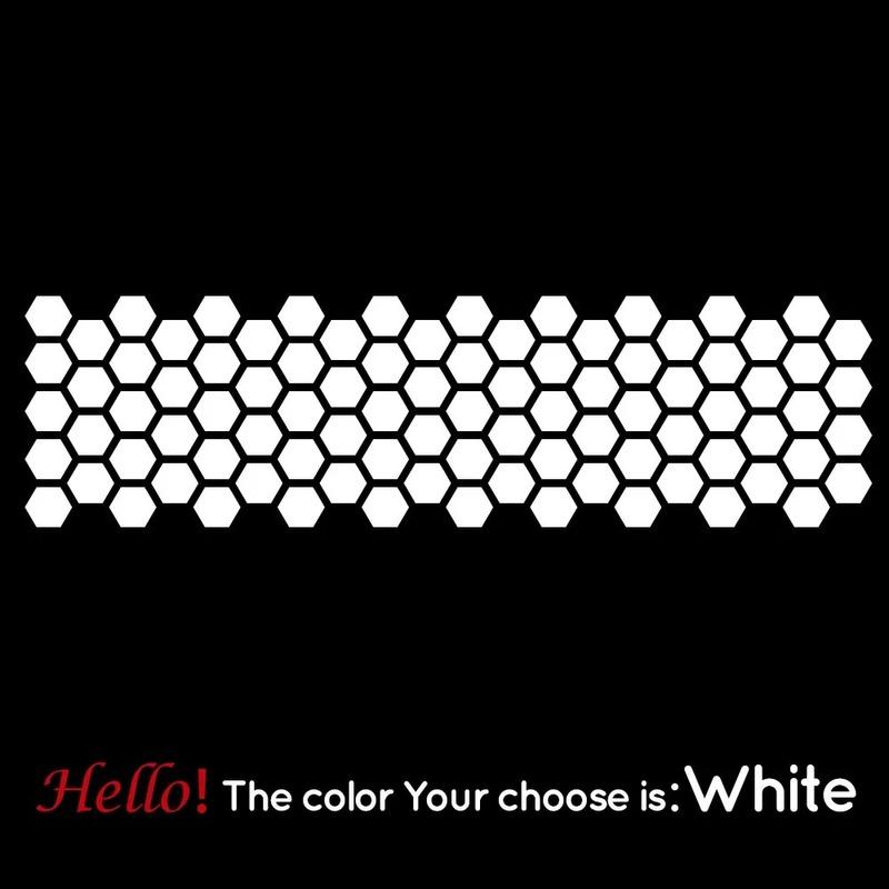 Honeycomb Car Sticker Accessories Waterproof Easy To Install Creative Decal for Decoration Suitable SUV BMW Modification