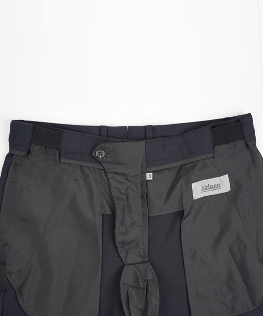 BIRBANTE Comfort Stretch S.L Fit Setup Slacks - Dark Navy