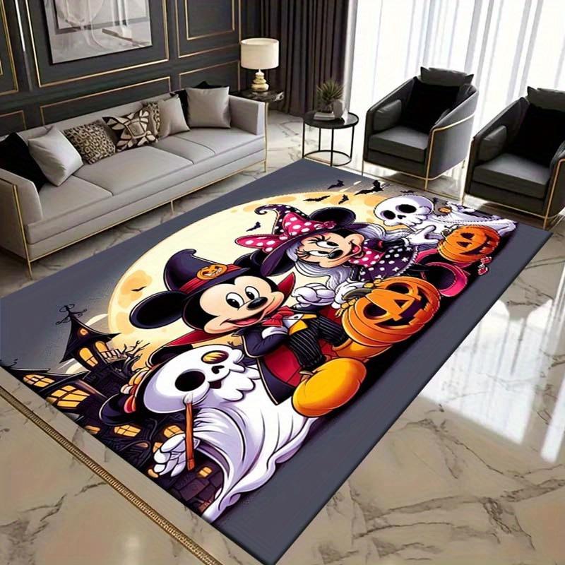 

1pc Mickey Minnie Themed Area Rug, Non-Slip Door Mat for Home Entrance, Bedroom, Bathroom, Anti-Slip Floor Mat 60cm by 90cm