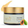 Mellow Herbals Ayurvedic Glow Face Pack | Brightening & Tan Removal | Papaya, Oat Grain & Almond Oil | Natural Exfoliation & Nourishment | Paraben