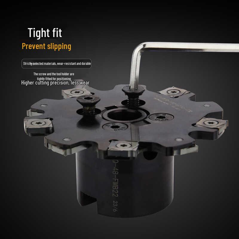 Modular XSEQ Three-Sided Milling Cutter Head with SMP01 T-Slot and SMA Side Milling Saw Blade.