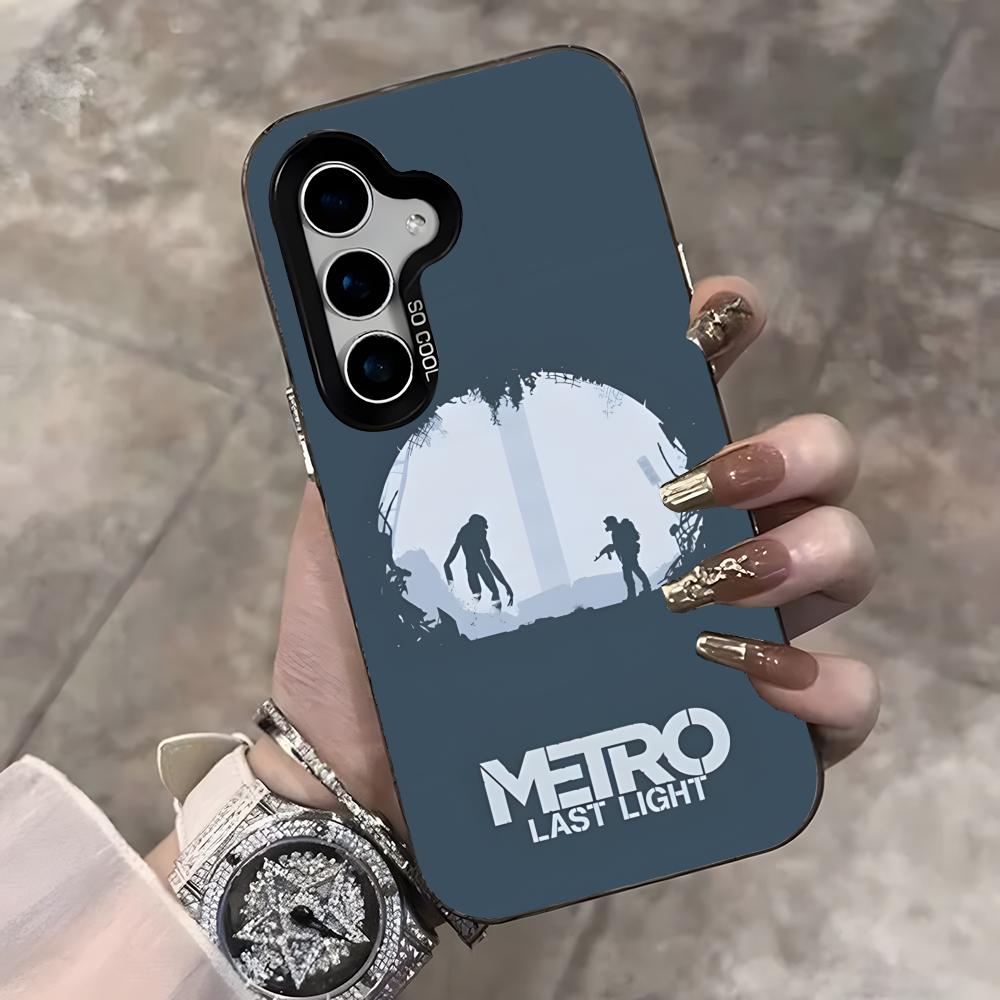 

Чохол для телефону Metro 2033 Для Samsung S25 Ultra S23 S22 S21 S20 Ultra Plus S24 Fe A54 A55 Колір Сріблястий Обкладинка Samsung A54