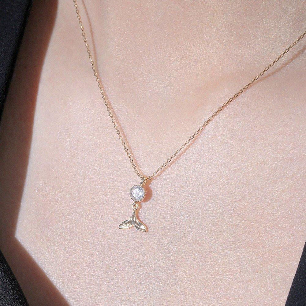 Whale Tail Necklace Na0635