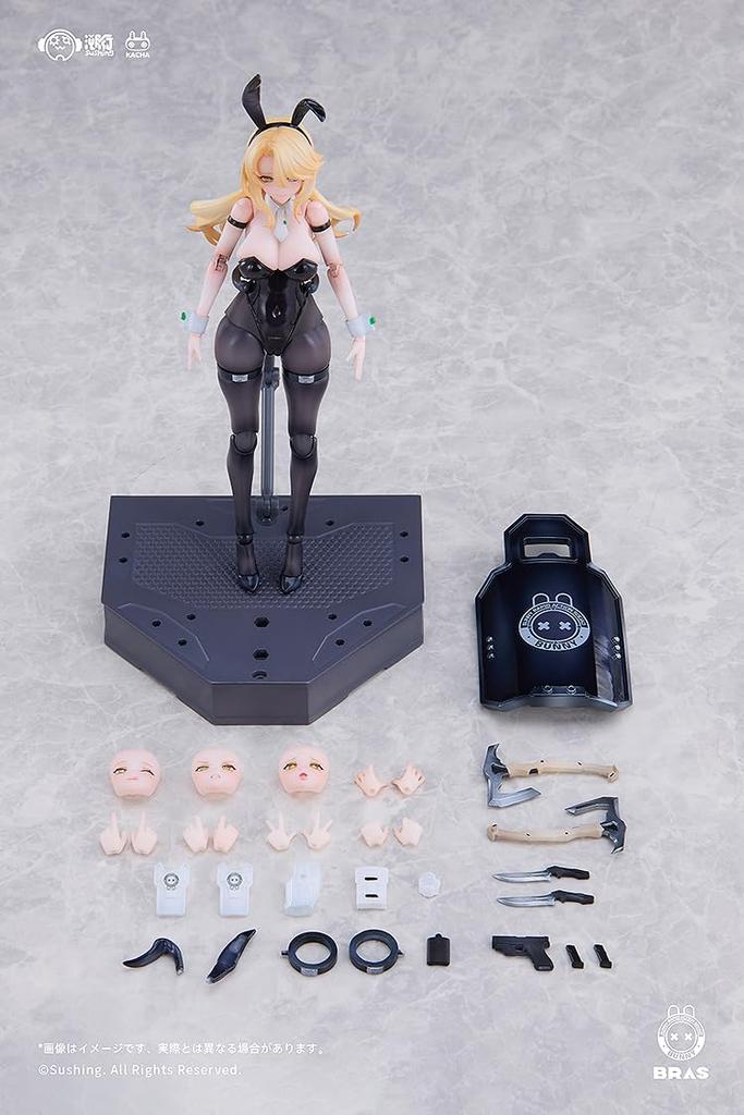 Sushing Bunny Rapid Action Squad Guardian and some parts scale fully assembled action figure Elena, PVC, ABS, POM, included, 1/12 pre-painted,
