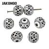 10Pcs Antique Silver Plated Hollow Butterfly Loose Spacer Beads For Jewelry Making Bracelet Accessories 8Mm