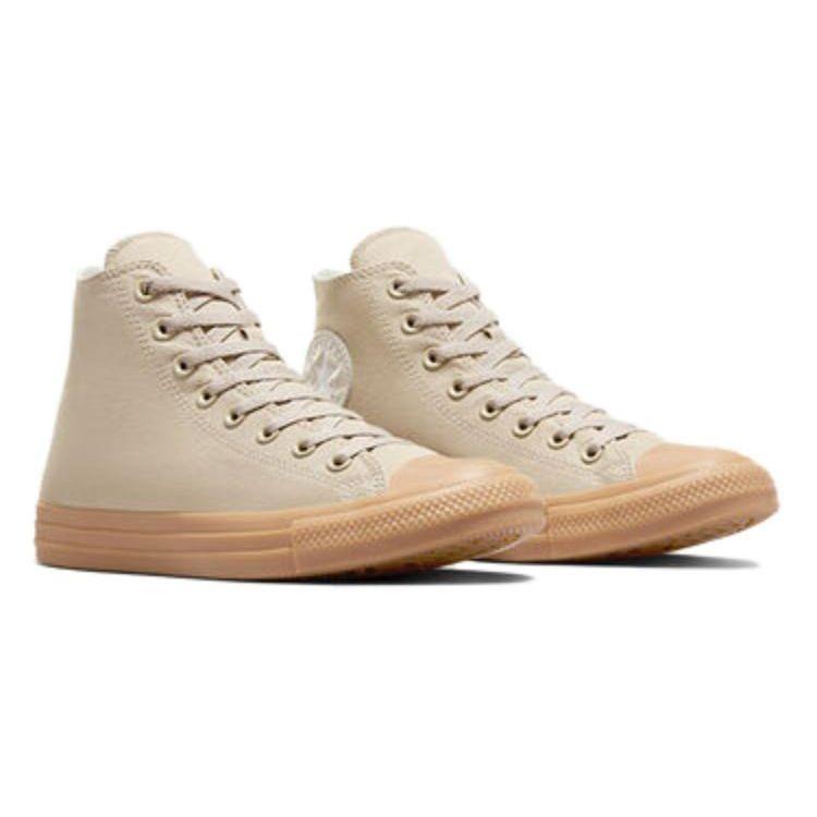 Converse Chuck Taylor All Star High Pacchetto Monocromatico - Pietra da Spiaggia Sneakers Unisex Marroni Bianco Vintage A09824C