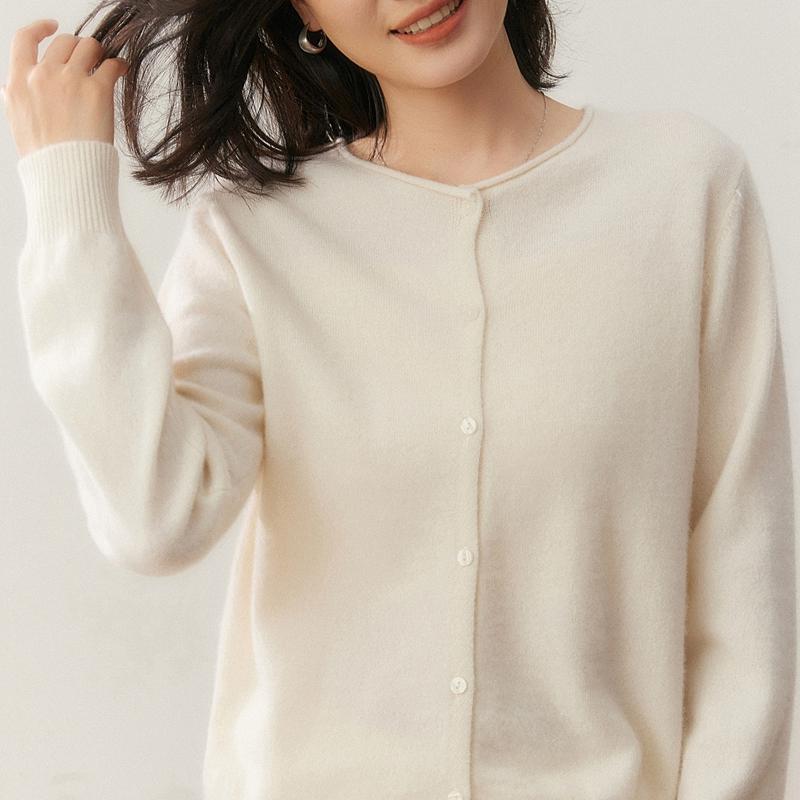 Qinghe 100% Pure Cashmere Women's Sweater - Ultra Soft Luxury Winter Pullover