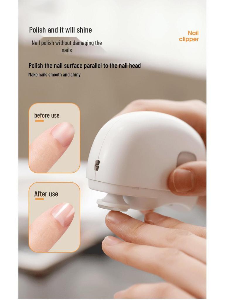 Electric Anti-Pinch Nail Clipper & Grinder for Kids and Adults