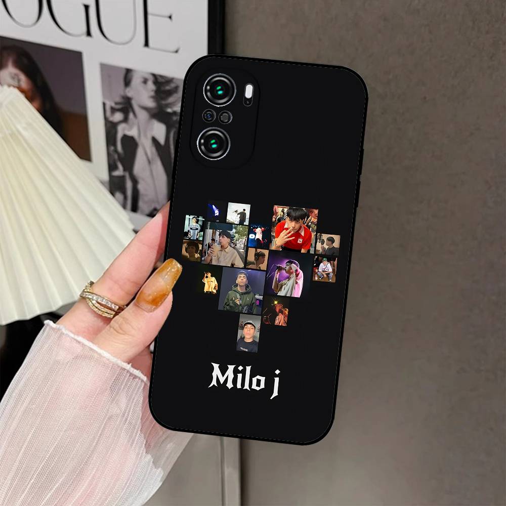 Singer H-MiloS J Phone Case Black Phone Case For Xiaomi 11 12 Redmi Note 11 5G 8T 9A 9 10T Note8Pro Note9 12S Ultra