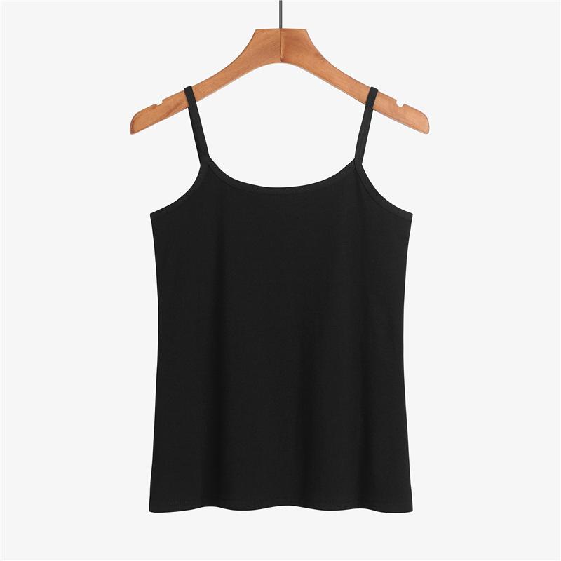 Pure Cotton White Backing Small Suspender Vest Women's Summer Inner and Outer Wear Trendy Sexy Sleeveless Top Summer