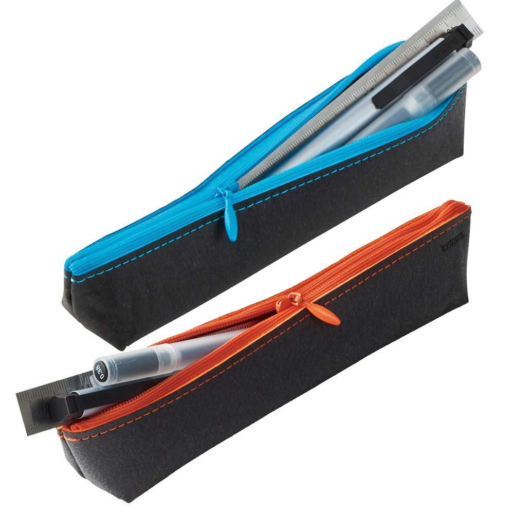 Tristrams Pencil Case Slim Silver X Purple THF-MC05CV