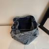 Jeanstasche Damen Schultertasche Große Kapazität Pendler Umhängetasche