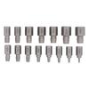 15Pcs Screw Extractor Set Hex Head Easy Out Cr Mo Damaged Broken Bolt Remover Tool Kit