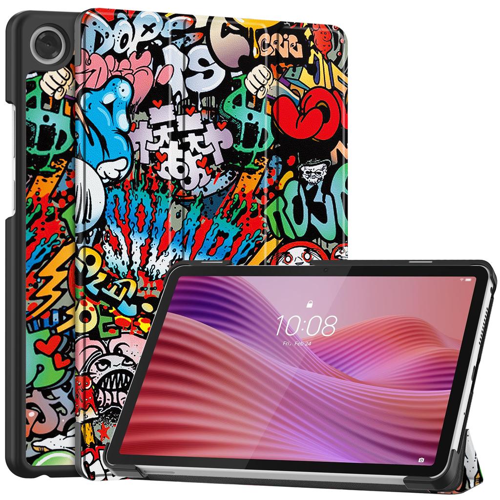 Tablet Case for Lenovo Tab One Tab K9 TB305FU Tri-Fold Tablet Case with Stand, Multi-Angle Folio Cover