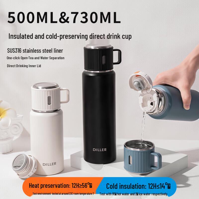 Dilebell Portable Tea Infuser Thermos